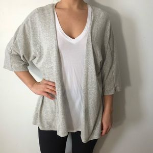 LuLaRoe gray Lindsay cardigan